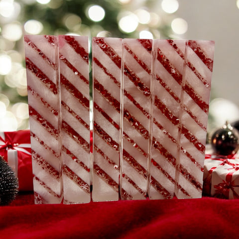 1181 Red & White Candy Cane blanks