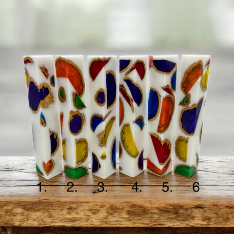 1187 Walnut Inlayed pen blanks